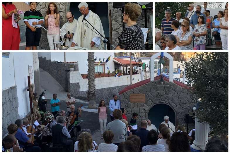 Imágenes de la misa de este domingo en Tufia (Foto TA)